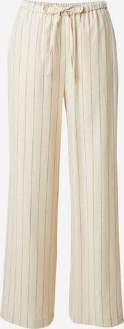 Wide Leg Pantalon 'Bjelle' EDITED en beige : devant