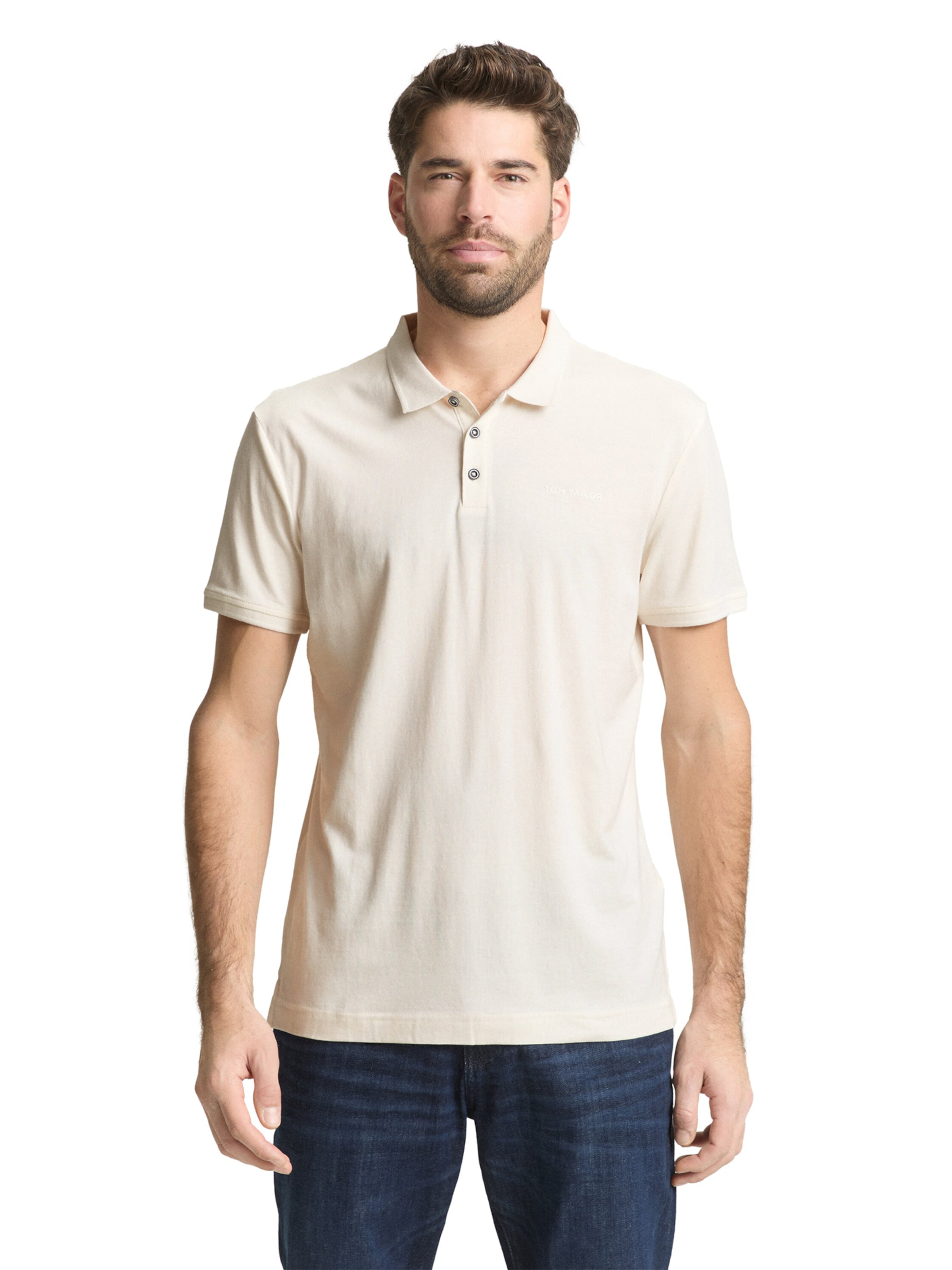 TOM TAILOR - Camiseta en blanco: frente