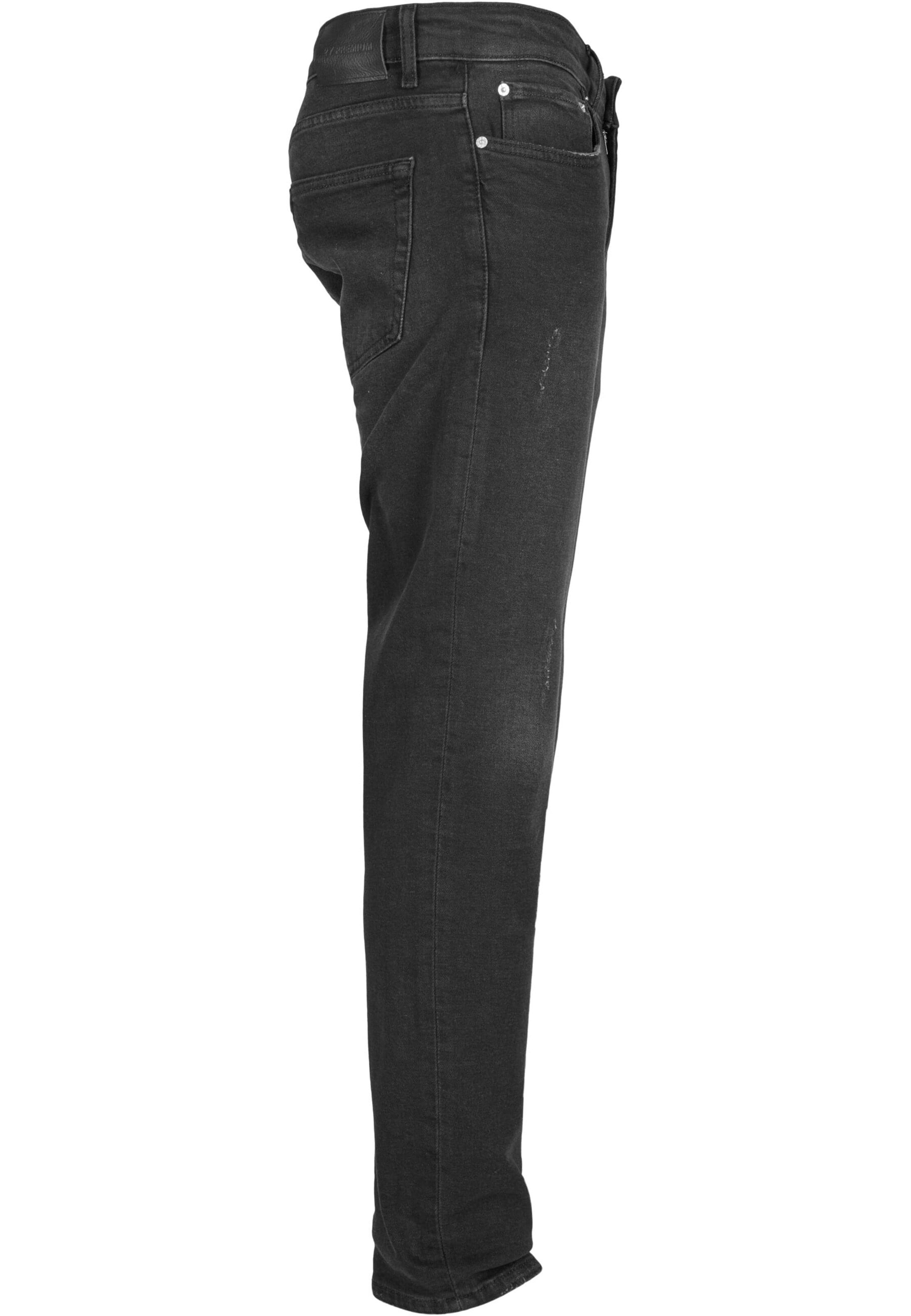2Y Premium Regular Jeans in Zwart