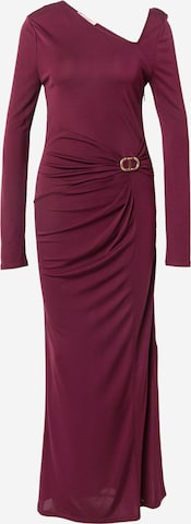 TwinsetVečernja haljina - crvena boja: prednji dio