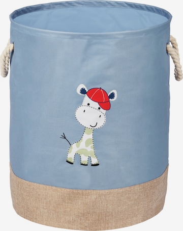 Wenko Laundry Basket 'Gerry' in Blue: front