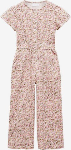 MANGO KIDS Dungarees 'Stefy' in Pink: front