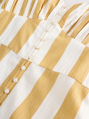 Next Shirt dress in Yellow