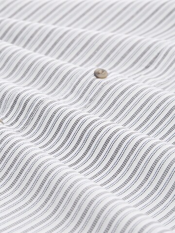 TOM TAILOR DENIM Regular fit Button Up Shirt in White