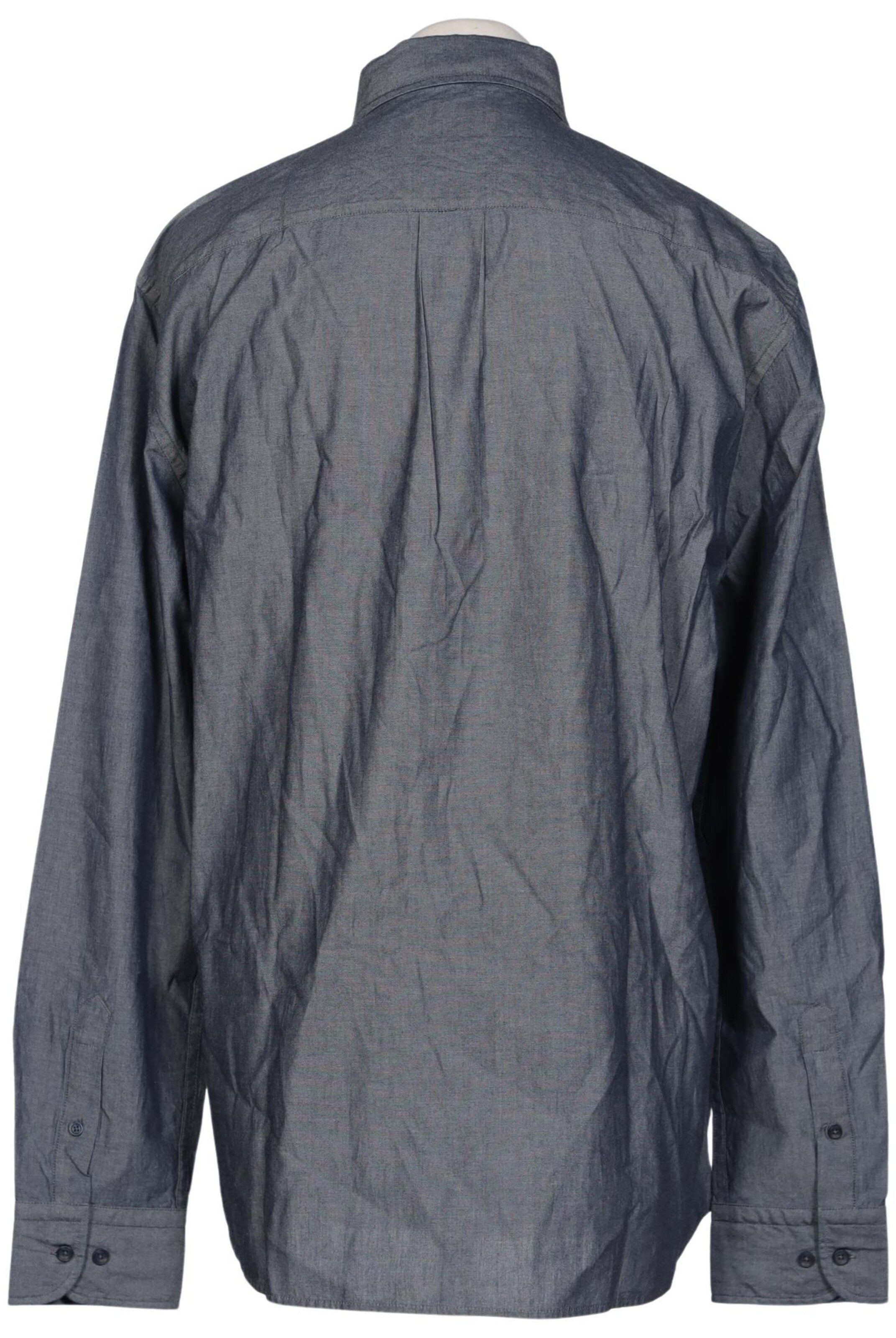 Massimo Dutti Button Up Shirt in XXL in Blue