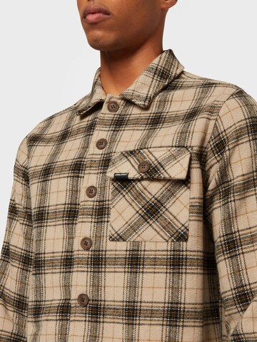 BLEND Regular fit Button Up Shirt in Brown