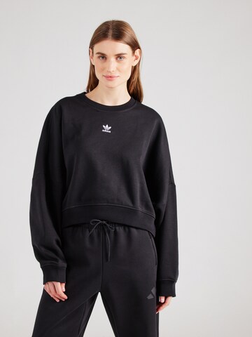 ADIDAS ORIGINALS Свитшот 'Essentials' в Черный: спереди