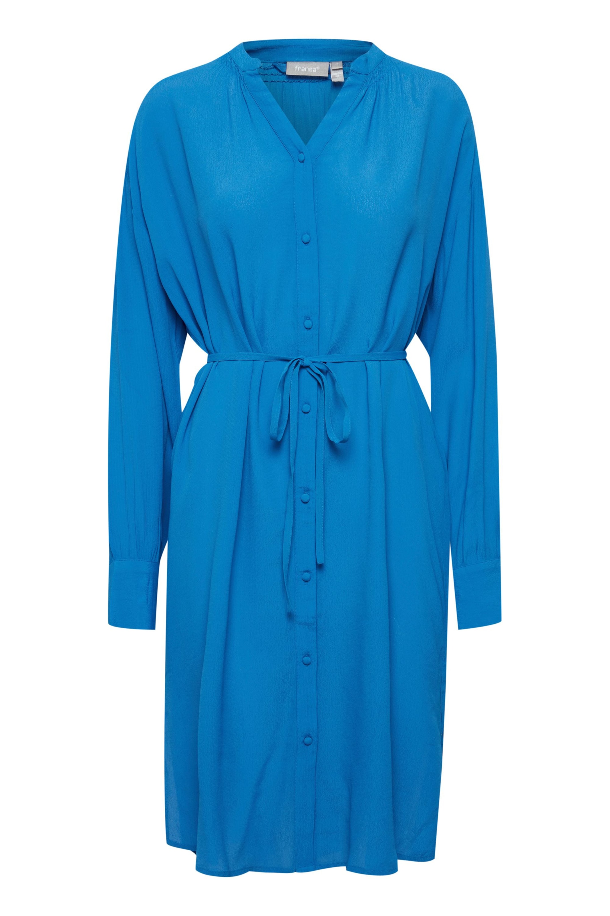 Fransa Blusenkleid in Blau: Vorderseite