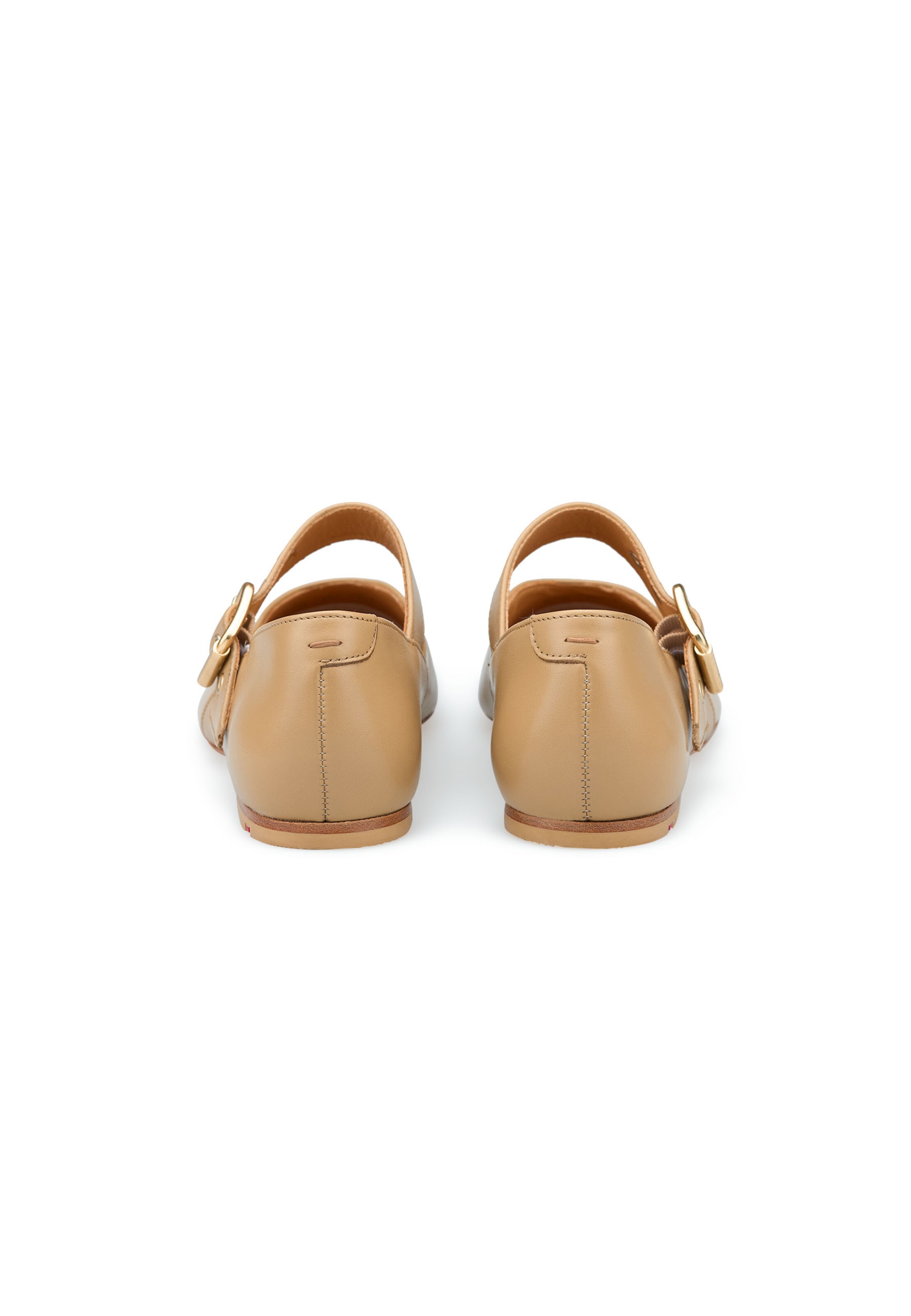 LLOYD Ballet Flats with Strap in Beige