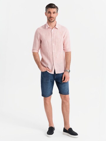 Ombre Regular Jeans in Blauw