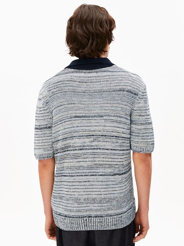 ARMEDANGELS Strickpolo YARNMIX in Blau
