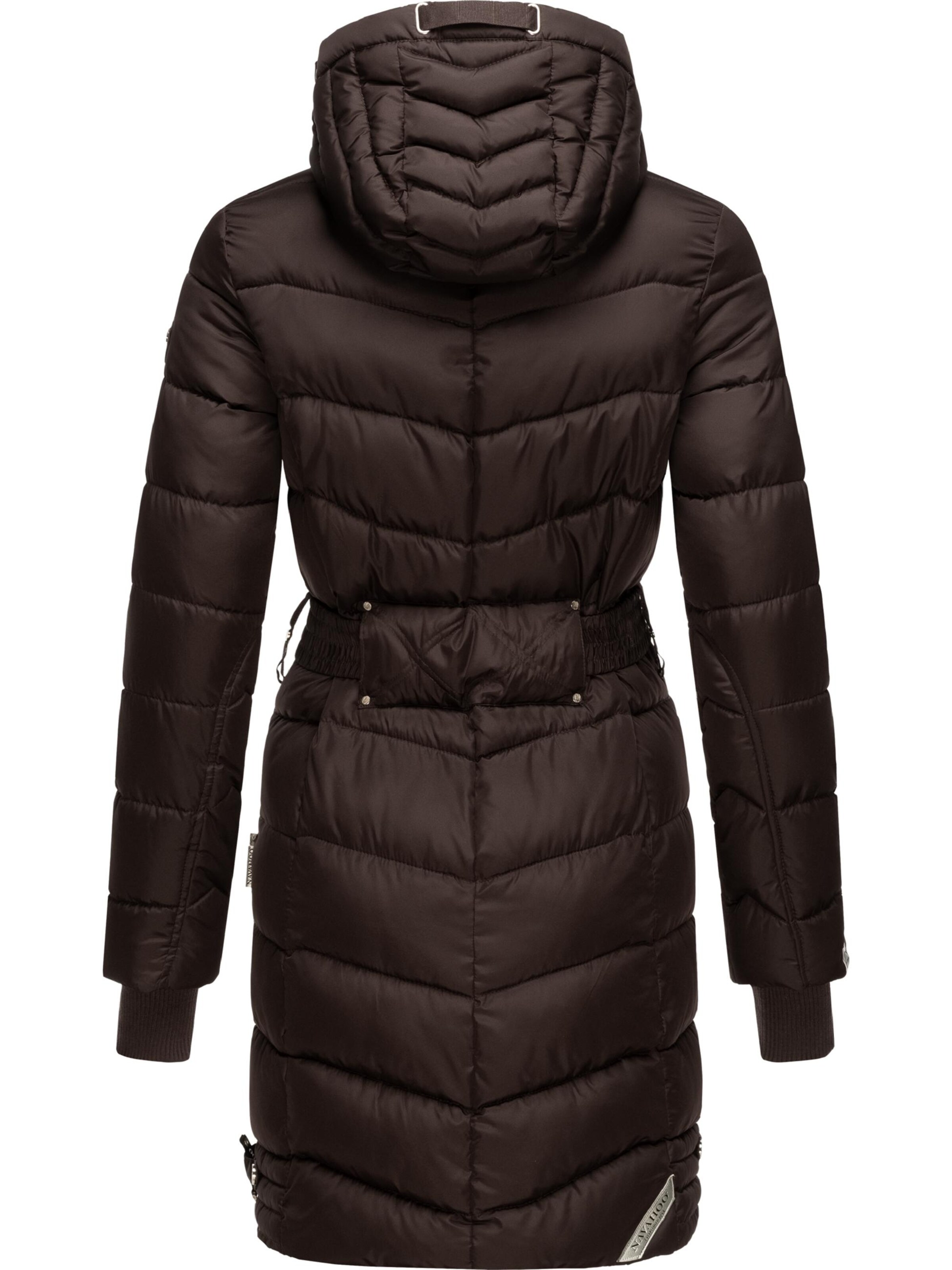 NAVAHOO Vinterfrakke 'Alpenveilchen' i brun