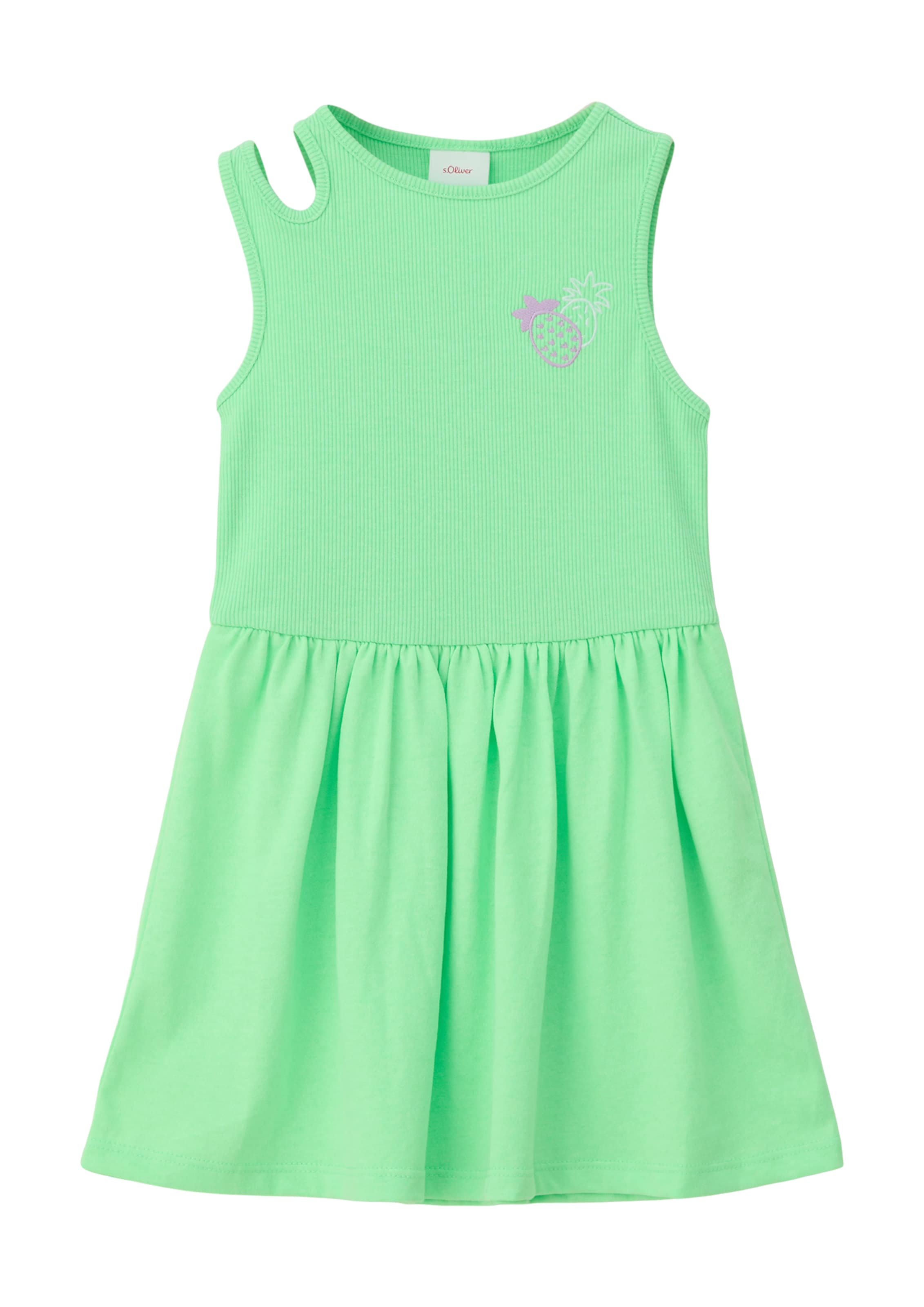 s.Oliver Kleid in Grün: Vorderseite