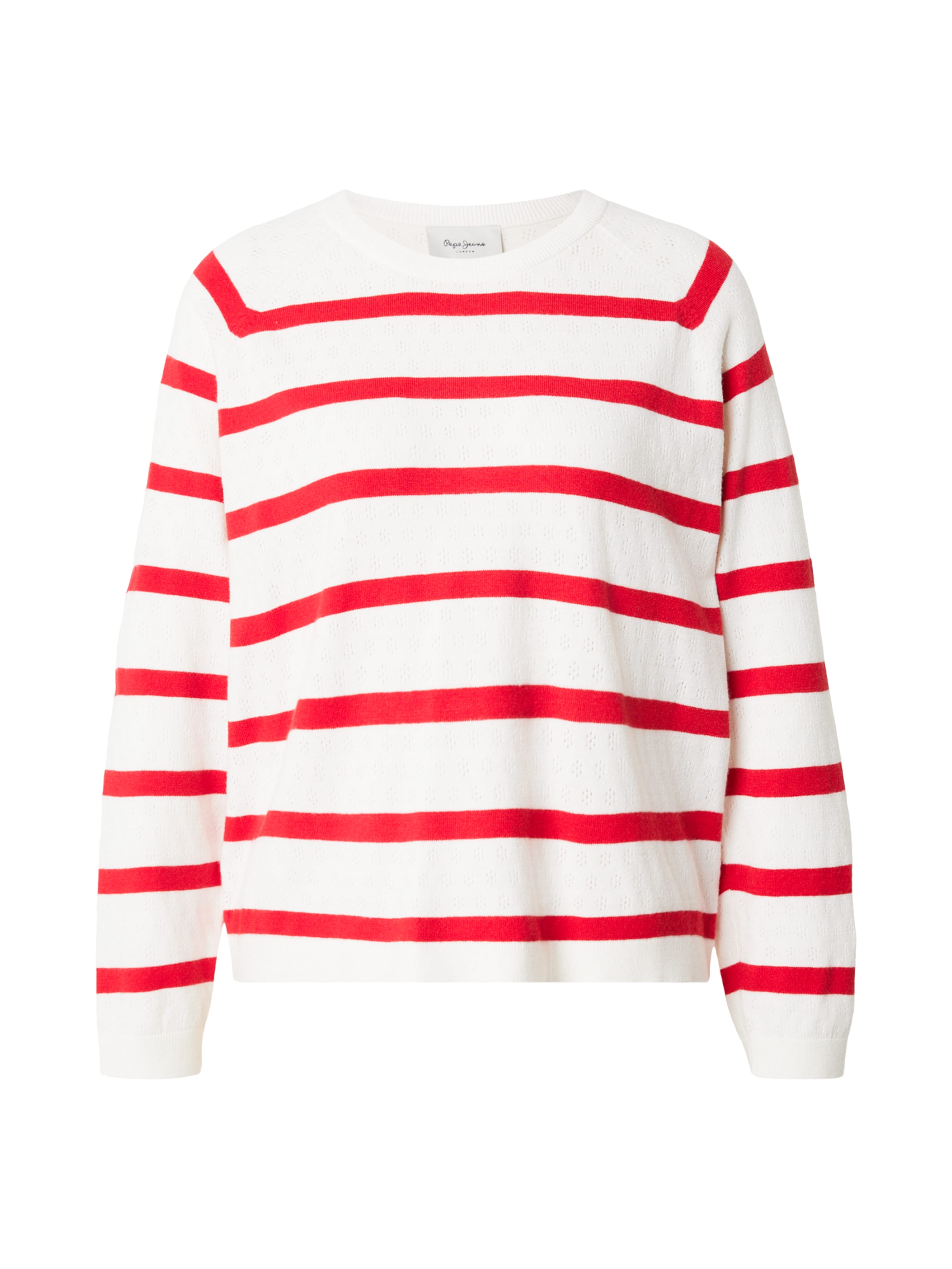 Pepe Jeans Svetr – bílá: přední strana