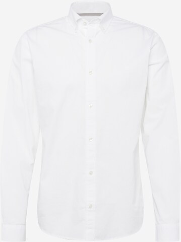 Coupe regular Chemise JACK & JONES en blanc : devant