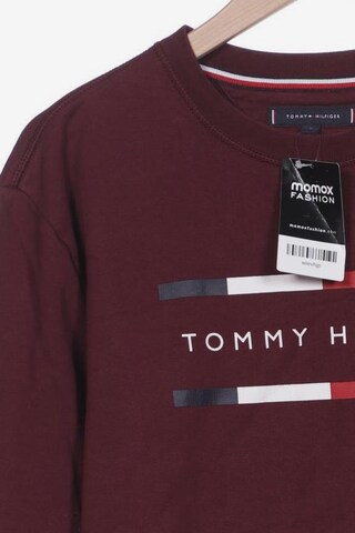 TOMMY HILFIGER Sweatshirt & Zip-Up Hoodie in L in Red