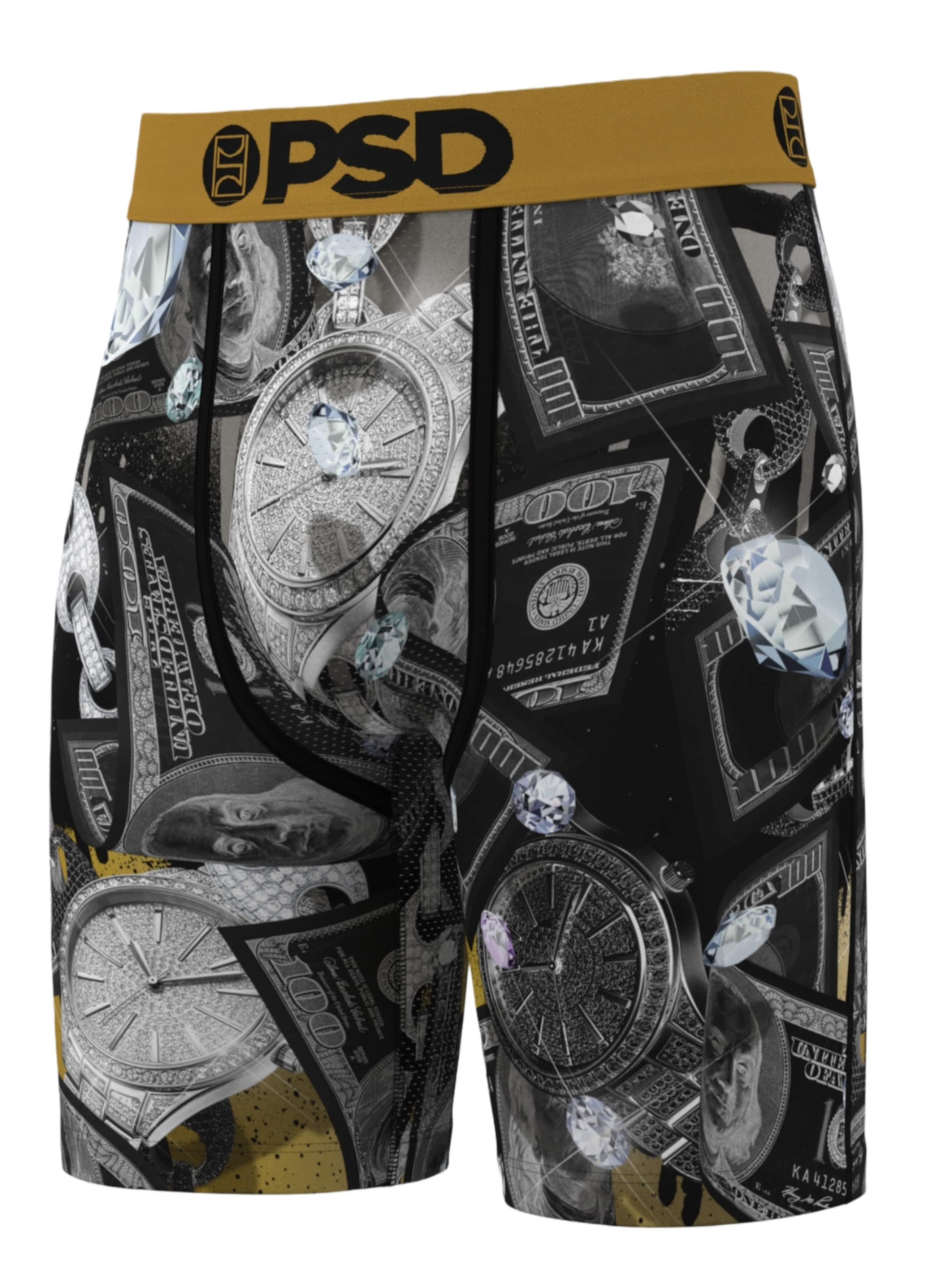 PSD Boxershorts 'SILVER BANDS' in Gemengde kleuren