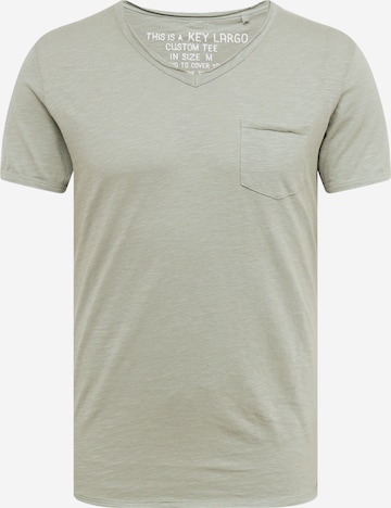 Key Largo Shirt 'WATER' in Green: front