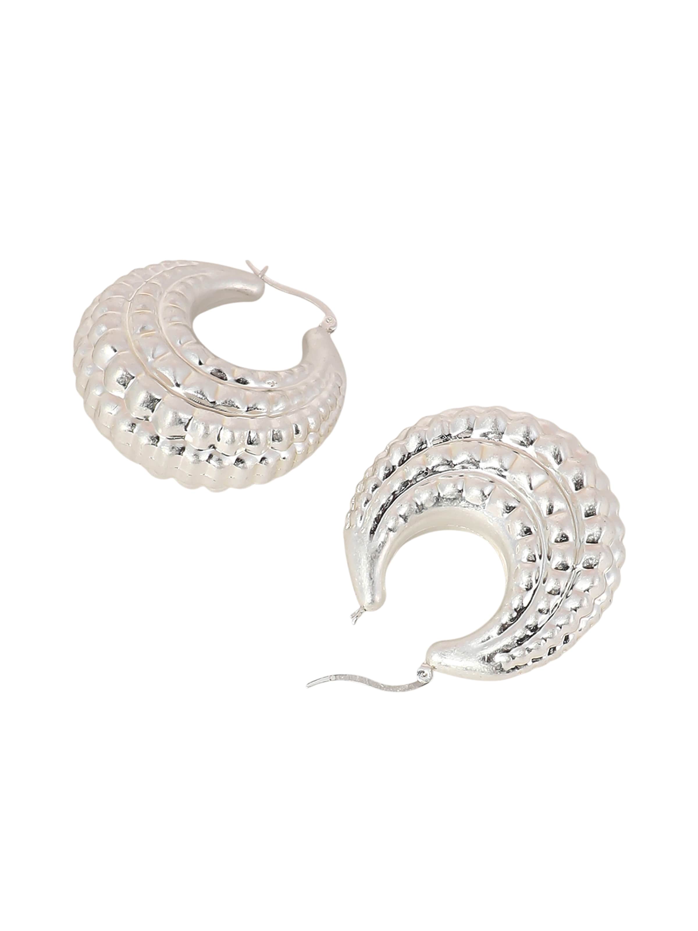 Boucles d'oreilles 'Shina' SOHI en argent