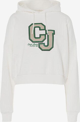 Cross Jeans Sweatshirt in White: front