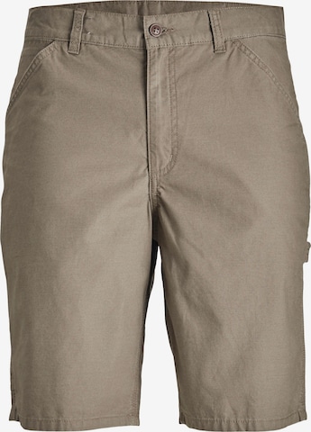 JACK & JONES - Regular Calças de ganga 'KARL' em castanho: frente