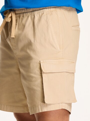 Shiwi Regular Cargo Pants 'Chase' in Beige