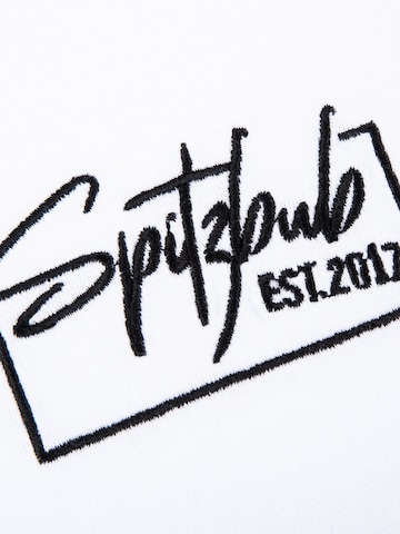 SPITZBUB Shirt 'signature' in Wit