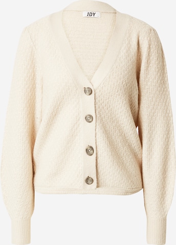 JDY Cardigan 'DREA' i beige: forside