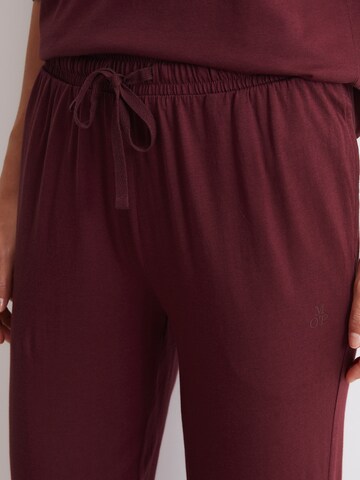 Pantalon de pyjama ' Mix & Match Cotton ' Marc O'Polo en rouge
