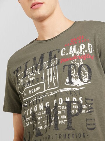 T-Shirt 'The Craftsmen' CAMP DAVID en vert