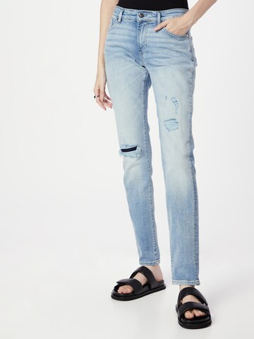 DENHAM Slimfit Jeans 'MONROE' in Blauw: voorkant