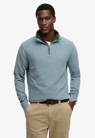 Sweat-shirt 'Essential' Superdry & Co en bleu : devant