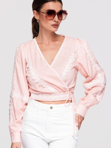 Camicia da donna di Ombre in rosa: frontale