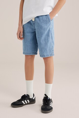 WE Fashion Свободный крой Джинсы в Синий: спереди