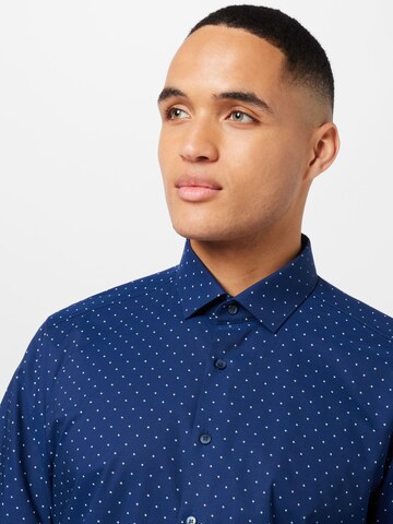 OLYMP Regular fit Button Up Shirt in Blue