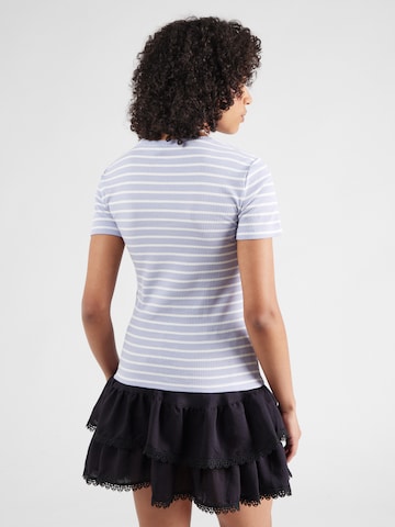 Tricou 'PCRUKA' de la PIECES pe mov