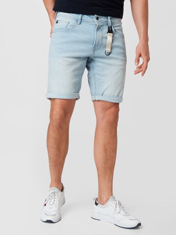 TOM TAILOR DENIM Regular Shorts in Blau: predná strana