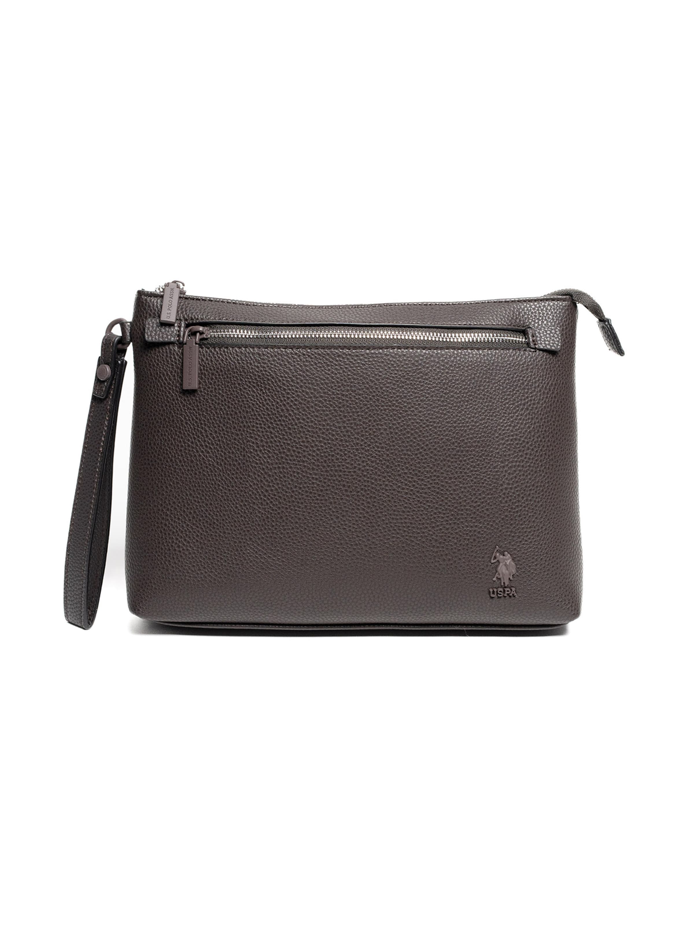 U.S. POLO ASSN. Tablethoes in Bruin: voorkant