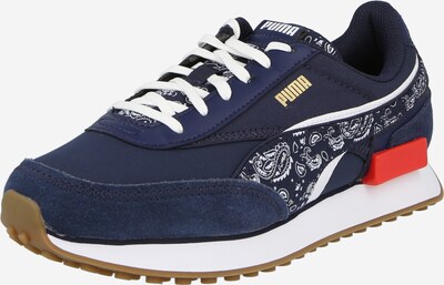 Sneaker bassa 'Future Rider Double Paisley' PUMA di colore blu scuro / bianco, Visualizzazione prodotti