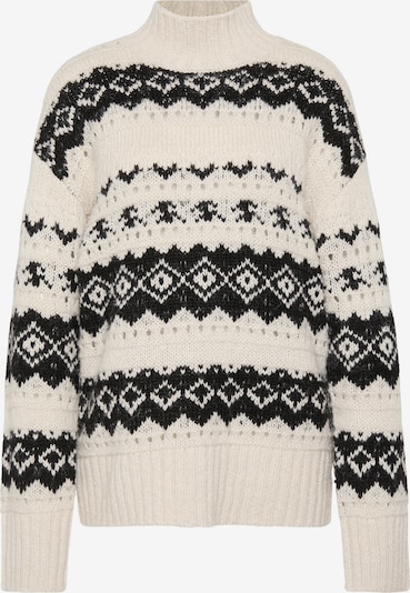 Megztinis 'VMAMPLE' iš Vero Moda Tall, spalva – nebalintos drobės spalva / juoda, Prekių apžvalga