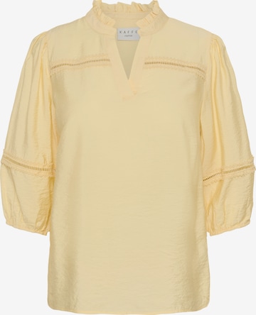 KAFFE CURVE Bluse 'KCronja' i gul: forside