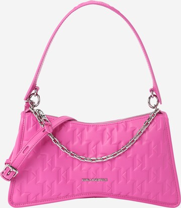 Karl Lagerfeld Schultertasche 'Seven Element' in Pink: predná strana