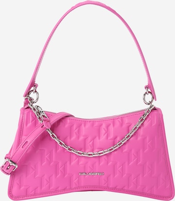 Karl Lagerfeld Schultertasche 'Seven Element' in Pink: predná strana