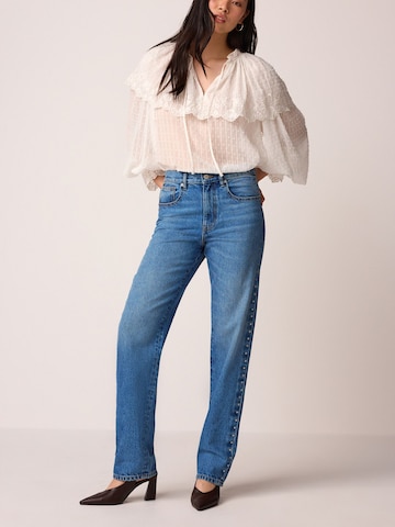 Next Wide Leg Jeans in Blau