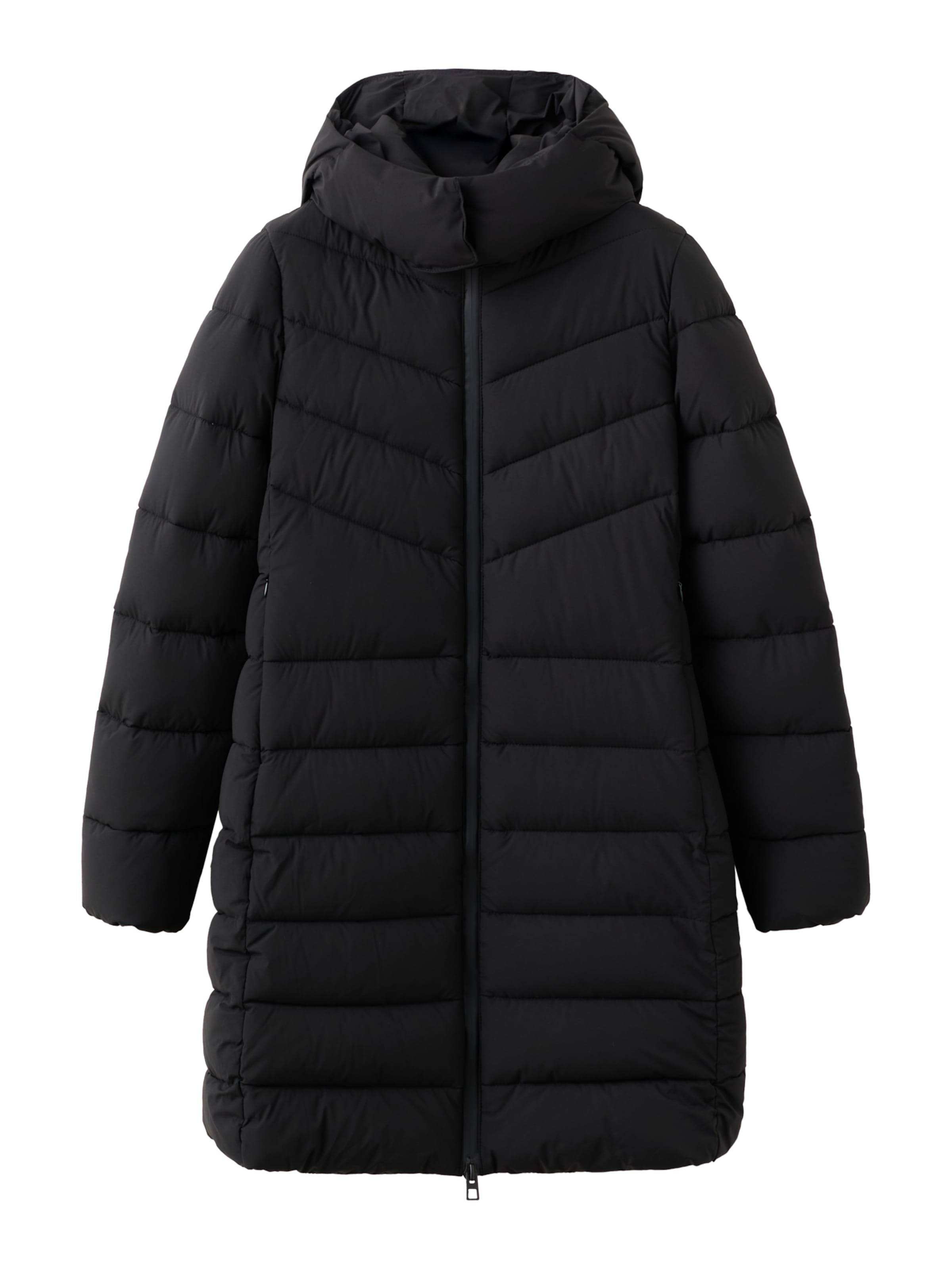 MANGO Mantel 'BEGO' in Schwarz: Vorderseite