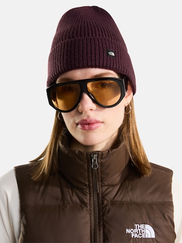 THE NORTH FACE Σκούφος 'TNF MINI LOGO BOX BEANIE' σε λιλά