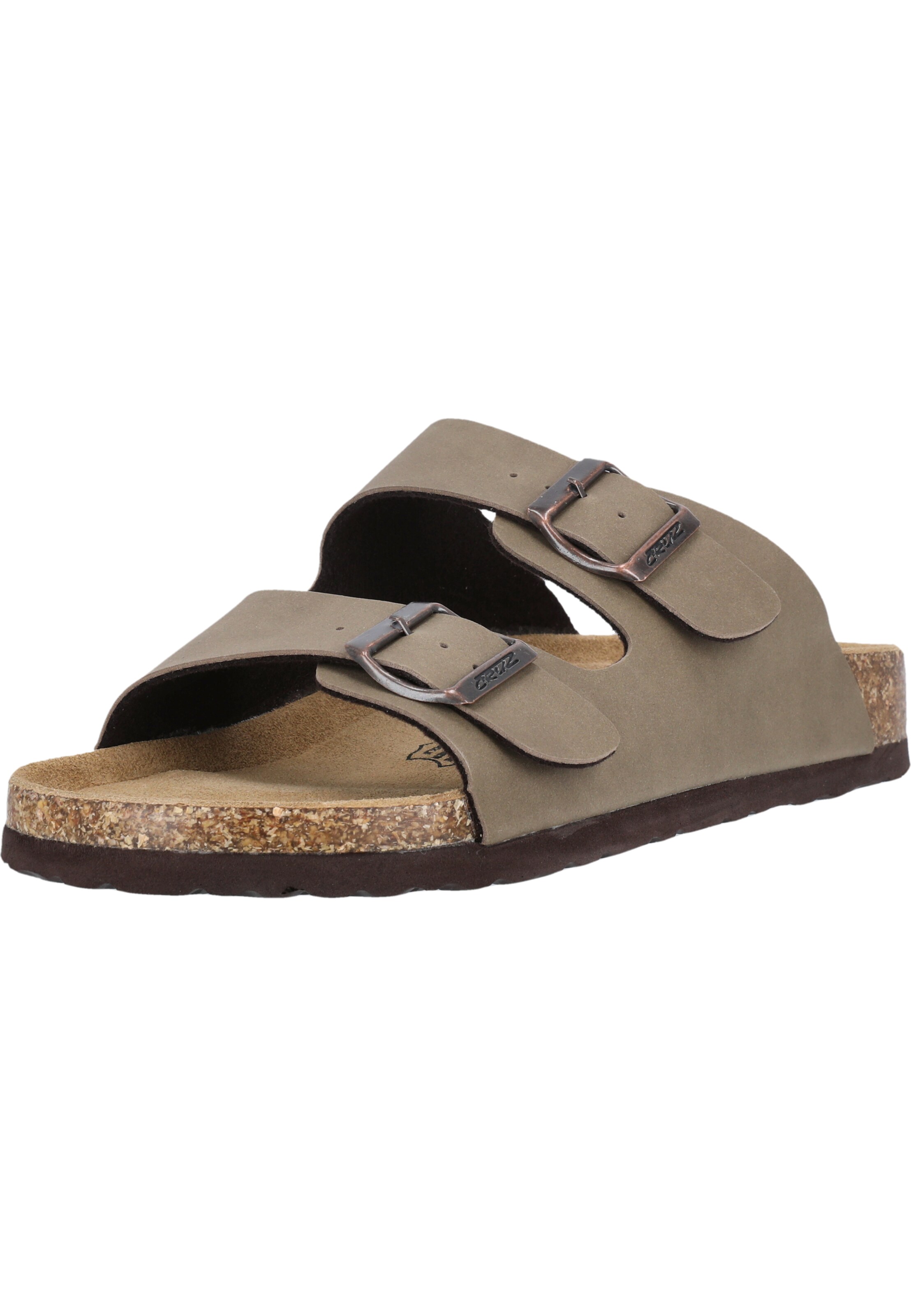 Cruz Pantolette in Braun: Vorderseite