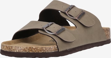 Cruz Mules in Brown: front