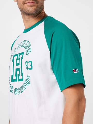 T-Shirt 'X Stranger Things' Champion Authentic Athletic Apparel en blanc