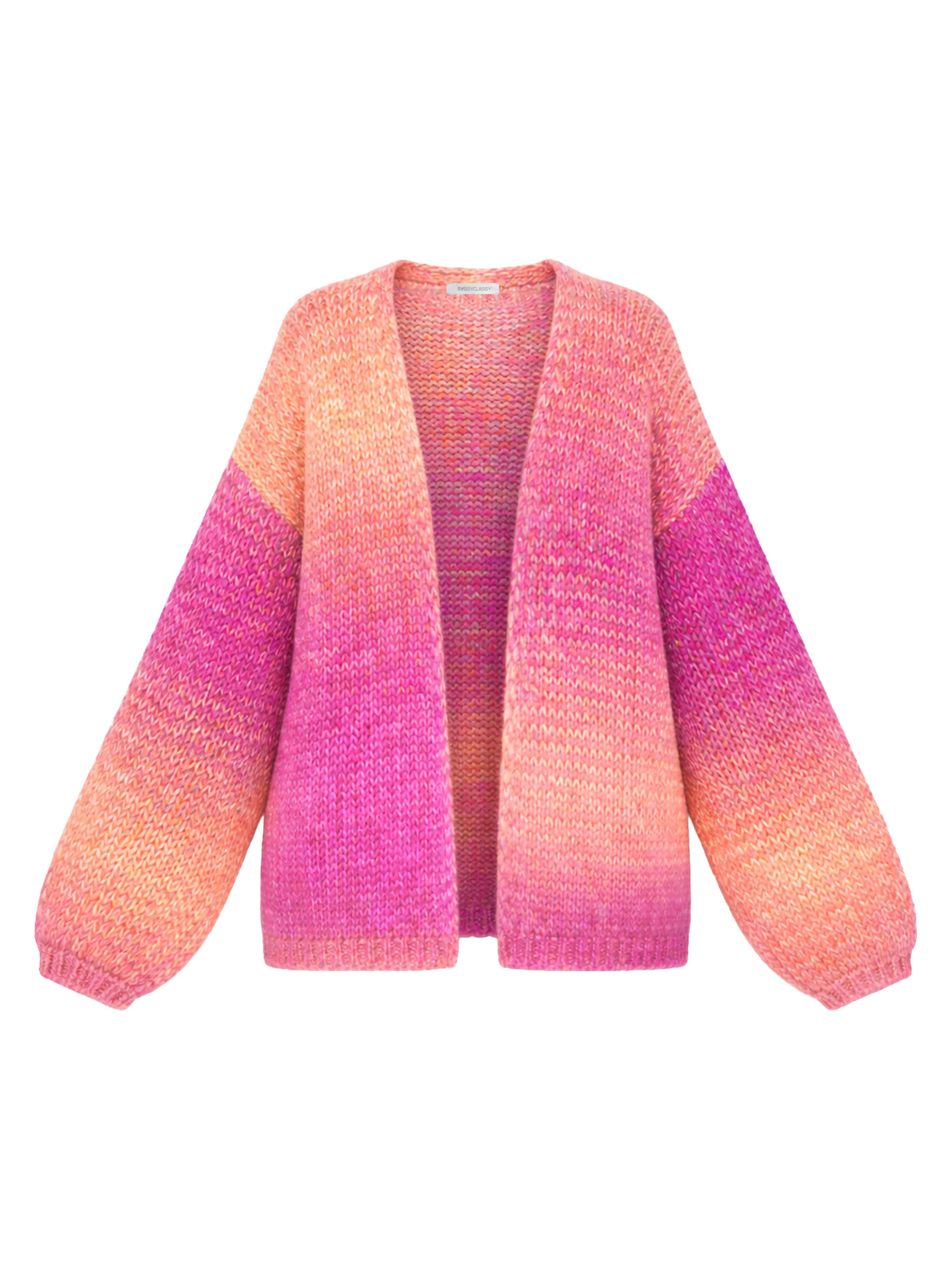 SASSYCLASSY Strickjacke‌‌‌‌‌‌‌‌‌ in Pink: Vorderseite